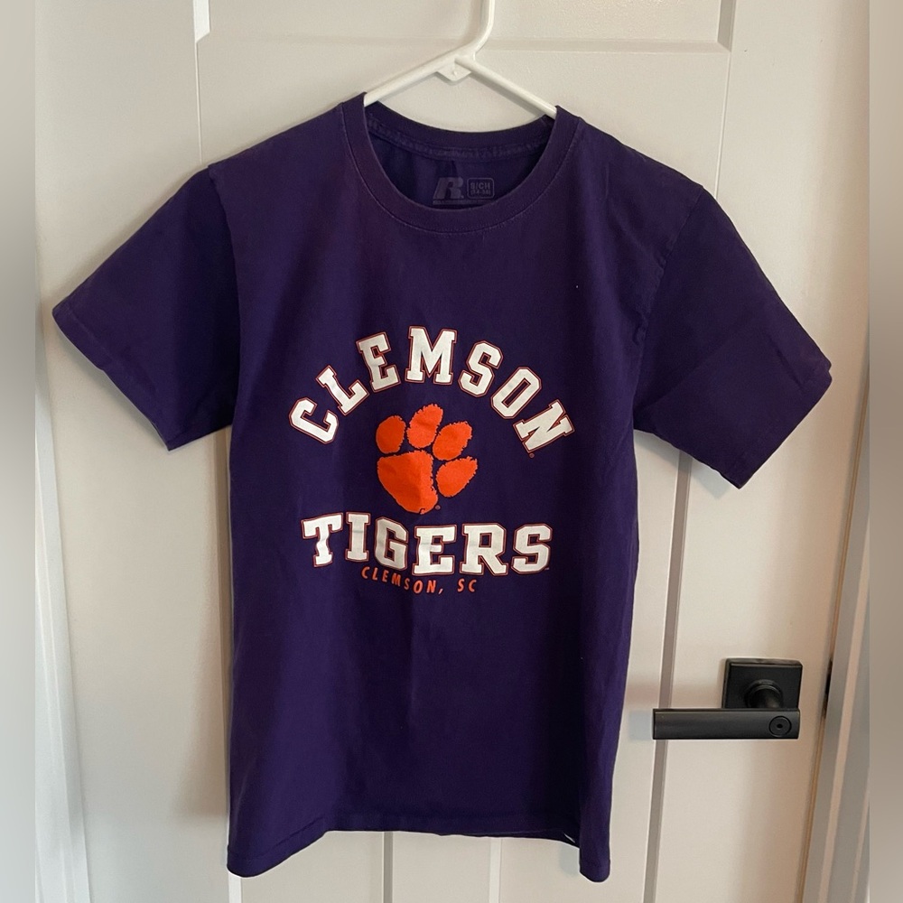 Russell Athletic Clemson Tigers Purple T-Shirt